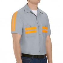 Red Kap Men's Enhanced Visibility Short Sleeve Shirt