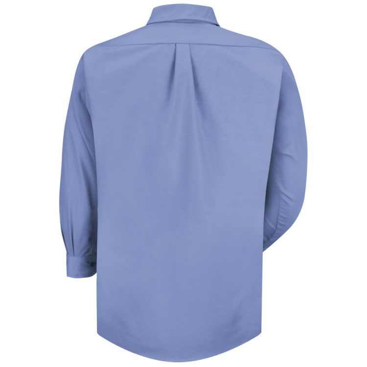 Red Kap Men's Long Sleeve Button-Down Collar Poplin Dress Shirt