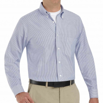 Red Kap Men's Executive Button-Down Collar LS Oxford Dress Shirt