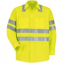 Red Kap Hi-Visibility Class 3 Level 2 Long Sleeve Work Shirt