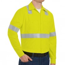 Red Kap Hi-Visibility Class 2 Level 2 Long Sleeve Work Shirt