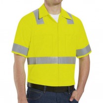 Red Kap Hi-Visibility Class 2 Level 2 Short Sleeve Work Shirt