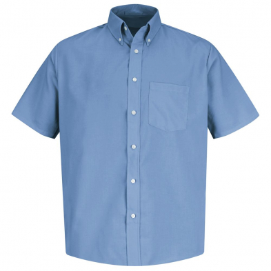 Red Kap Men's Easy Care Button-Down Collar Short Sleeve Dress Shirt