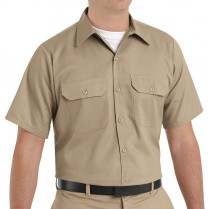 Red Kap Men's Short Sleeve Twill Utility Uniform Shirt