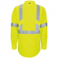 Custom Red Kap Long Sleeve Hi-Visibility Ripstop Work Shirt With Mimix™ + Oilblok, Type R Class 2