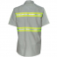 Custom Reed 65% Polyester / 35% Cotton Enhanced Visibility Short Sleeve Shirt