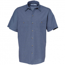 Reed SoftTouch Micro Check Work Short Sleeve Shirt