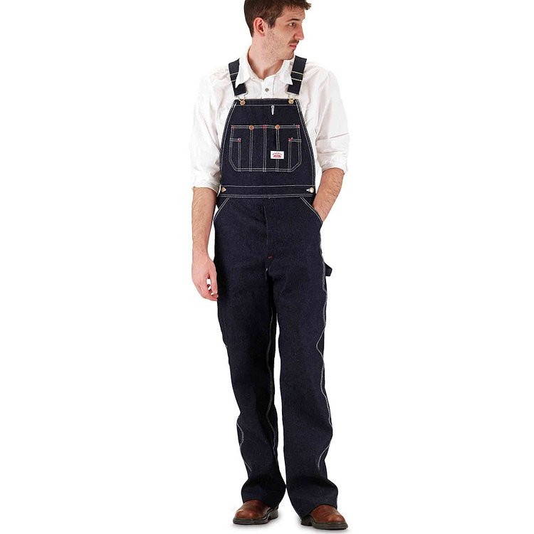 round house overalls zipper fly