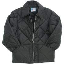 Snap 'n' Wear Quilted Jacket with Self Collar & Knit Cuffs