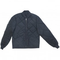 Snap 'n' Wear Industrial Quality Quilted Jacket with Knit Collar & Cuffs