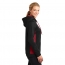 Sport-Tek® Ladies' Sport-Wick® Fleece Colorblock Hooded Pullover