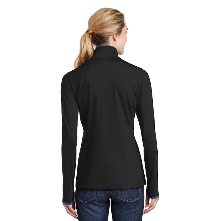 Sport-Tek® Ladies' Sport-Wick® Stretch Contrast Full-Zip Jacket