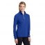 Sport-Tek® Ladies' Sport-Wick® Textured 1/4-Zip Pullover