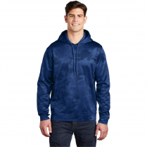 Sport-Tek® Sport-Wick® CamoHex Fleece Hooded Pullover