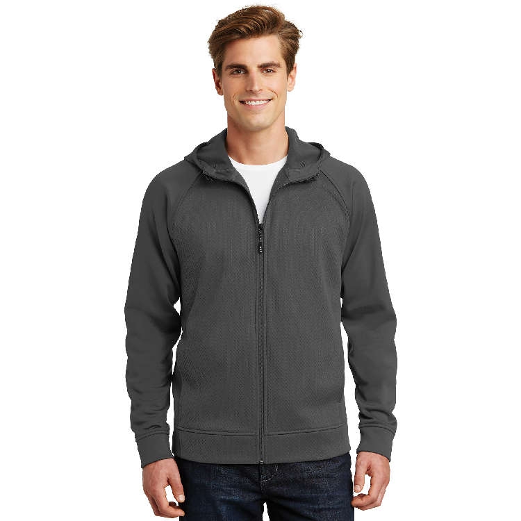 Sport-Tek® Rival Tech Fleece Full-Zip Hooded Jacket