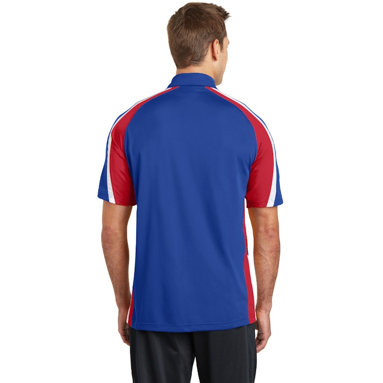 Sport-Tek® Tricolor Micropique Sport-Wick® Polo