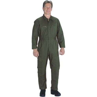 Spruce Green 6-3 1/2 to 6-6 4.5 oz TOPPS SAFETY CO07-5575-X-Tall/52 CO07-5575 NOMEX Coverall X-Tall/Size 52 