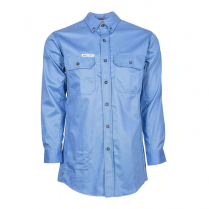 Topps PEAK FR 88/12 Cotton/Nylon Blend Long Sleeve Flame Resistant Button Front Shirt