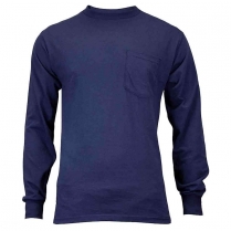 Union Line 5.4 oz. Long Sleeve Tee Shirt with Pocket