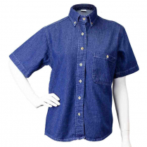 Union Line Women's Short Sleeve Denim Shirt