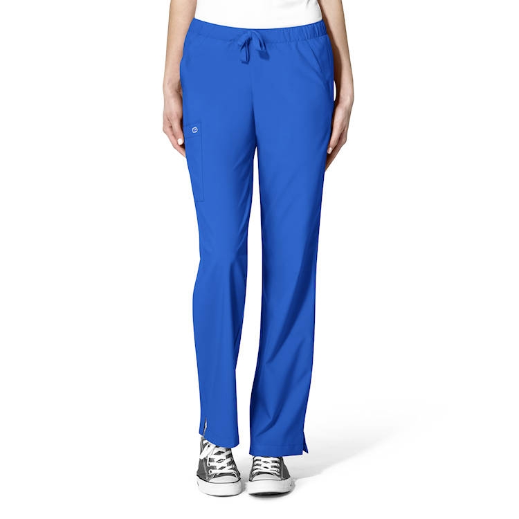 WonderWink Women's Drawstring Pant - Pantalone Donna Dritto Con Coulisse, Tasche E Anelli Porta Accessori, Tessuto In Microfibra