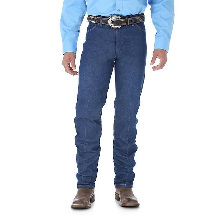 WRANGLER Mens Straight Jeans W35 L32 Blue Cotton | Vintage & Second-Hand Clothing  Online | Thrift Shop