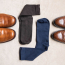 Extra Wide Sock Co Loose Fit Stays Up Mid-Calf Dress Socks - 3 Pack