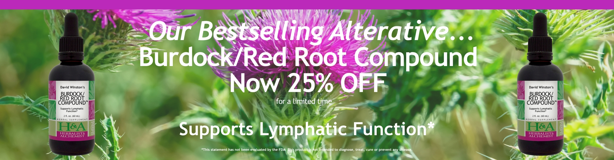 Burdock Red Root Compound is on sale at 25% off
