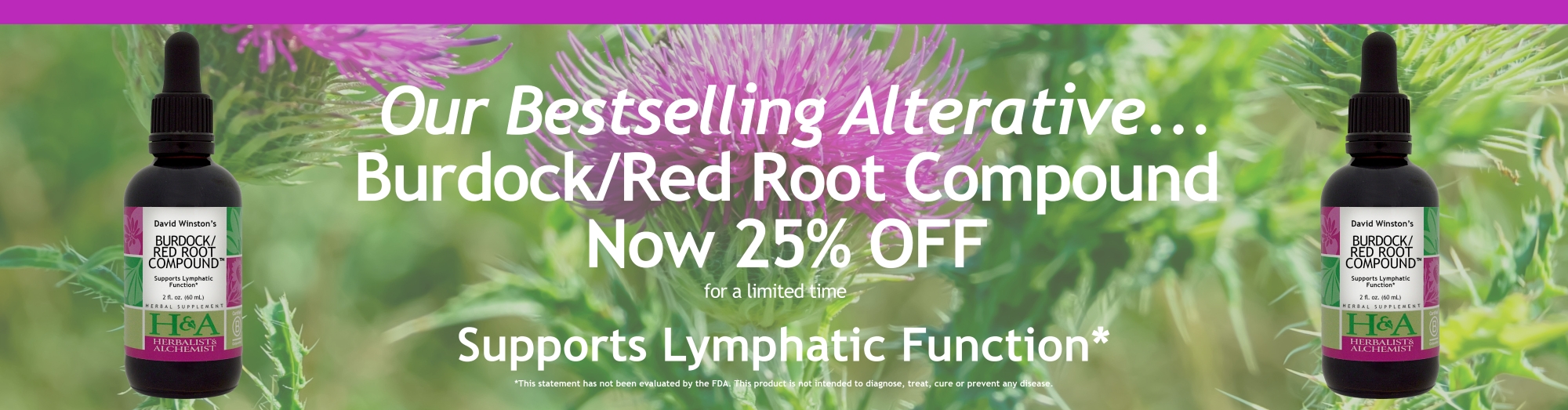 Burdock Red Root Compound on Sale at 25% off