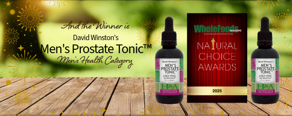 Men's Prostate Tonic is winner of Whole Foods Magazine Natural Choice Awards.