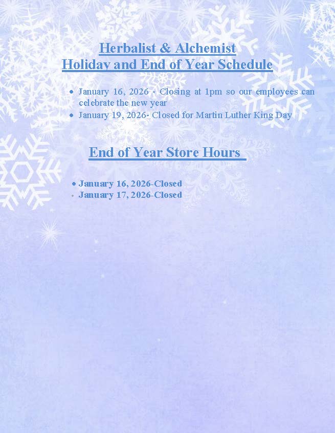 Holiday Hours.