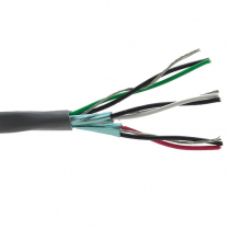 Provo câble multipaire STR TC individuellement blindé en feuilles d'aluminium 20-4pr 80° C CSA FT4 UL RoHS – avec gaine grise