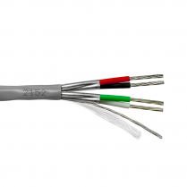 Provo câble multipaire STR TC individuellement blindé en feuilles d'aluminium 22-2pr 105° C CSA FT4 UL RoHS – avec gaine grise
