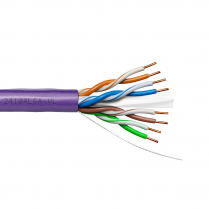 Provo câble CAT6A UTP SOL BC non blindé 23-4pr 500MHz CMR ETL CSA FT4 UL RoHS – avec gaine violette