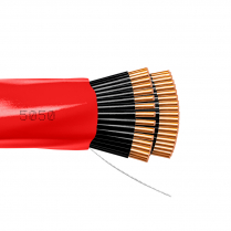 Provo câble d'alarme incendie multiconducteur SOL BC non blindé 18-50c CSA FT4 UL RoHS – avec gaine rouge
