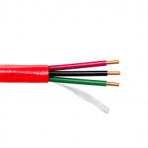 Provo câble d'alarme incendie reelex multiconducteur SOL BC non blindé 18-3c CSA FT4 UL RoHS – avec gaine rouge