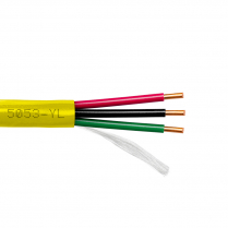 Provo câble d'alarme incendie multiconducteur SOL BC non blindé 18-3c CSA FT4 UL RoHS – avec gaine jaune