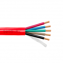Provo câble d'alarme incendie reelex multiconducteur SOL BC non blindé 18-5c CSA FT4 UL RoHS – avec gaine rouge