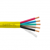 Provo câble d'alarme incendie multiconducteur SOL BC non blindé 18-5c CSA FT4 UL RoHS – avec gaine jaune