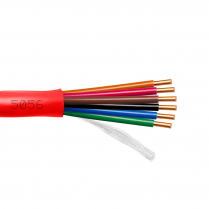 Provo câble d'alarme incendie multiconducteur SOL BC non blindé 18-6c CSA FT4 UL RoHS – avec gaine rouge
