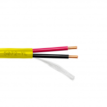 Provo câble d'alarme incendie multiconducteur SOL BC non blindé 14-2c CSA FT4 UL RoHS – avec gaine jaune