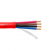 Provo câble d'alarme incendie multiconducteur SOL BC non blindé 14-4c CSA FT4 UL RoHS – avec gaine rouge