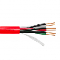 Provo câble d'alarme incendie multipaire SOL BC non blindé 22-3pr CSA FT4 UL RoHS – avec gaine rouge