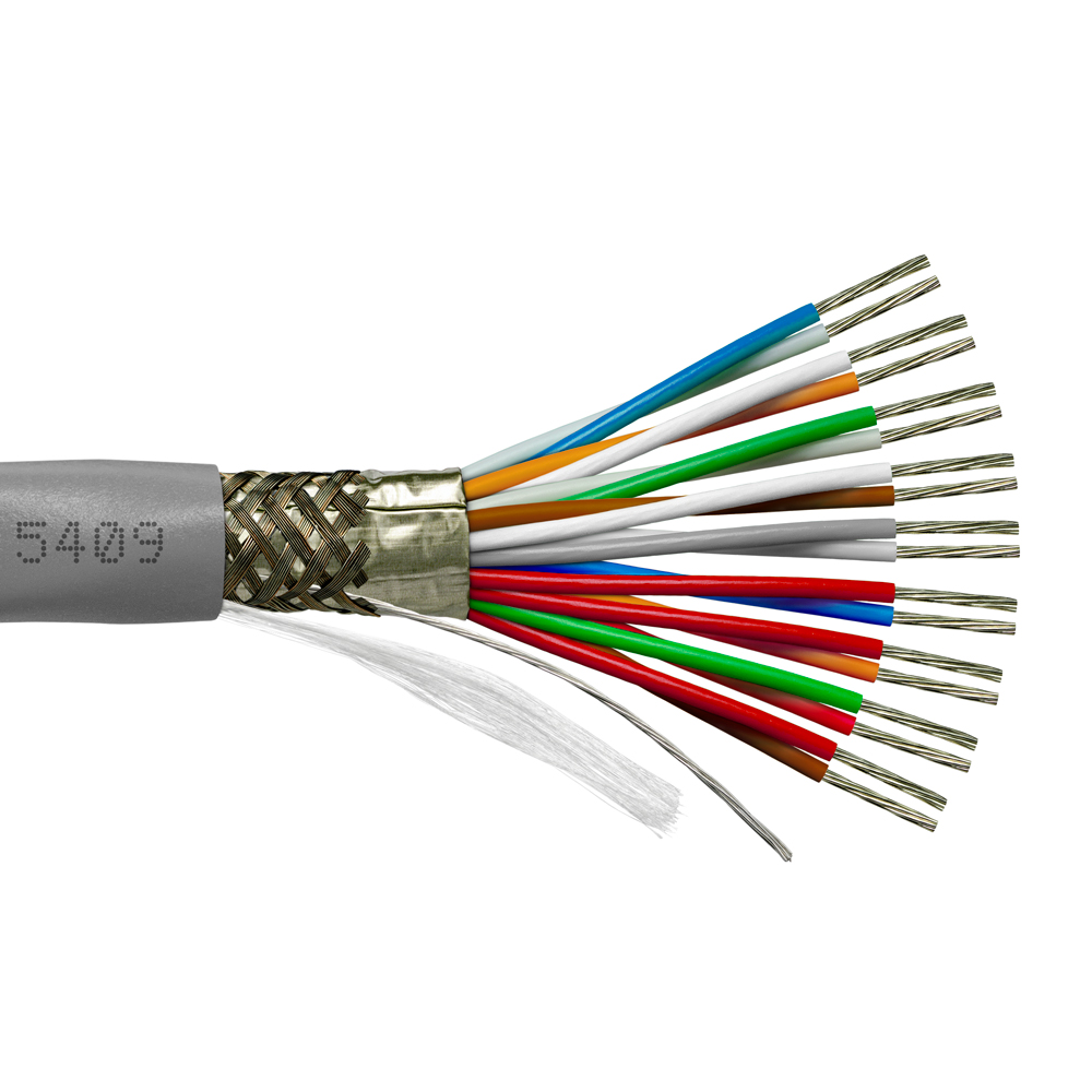 Provo câble multipaire à faible cap STR TC 24-9pr avec blindage