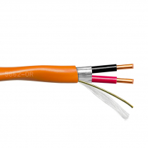 Provo câble d'alarme incendie multiconducteur SOL BC blindé en feuilles d'aluminium 16-2c CSA FT4 UL RoHS – avec gaine orange