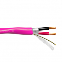 Provo câble d'alarme incendie multiconducteur SOL BC blindé en feuilles d'aluminium 16-2c CSA FT4 UL RoHS – avec gaine rose