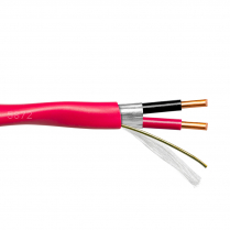 Provo câble d'alarme incendie multiconducteur SOL BC blindé en feuilles d'aluminium 14-2c CSA FT4 UL RoHS – avec gaine rouge