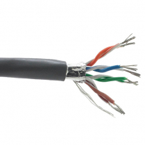 Provo câble multipaire à faible cap STR TC OA blindé en feuilles d'aluminium 24-3pr 80° C CSA FT4 UL RoHS – avec gaine grise