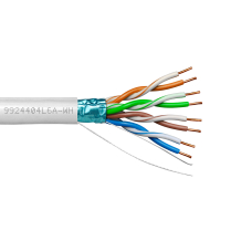 Provo câble CAT6A STP SOL BC blindé en feuilles d'aluminium 23-4pr 500MHz CMP UL c(UL) ETL FT6 RoHS – avec gaine blanc