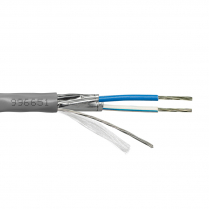Provo câble multipaire en plénum à faible cap STR TC OA blindé en feuilles d'aluminium 24-1pr CMP CSA FT6 RoHS – avec gaine grise